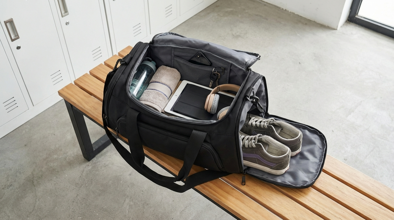 The Wolf All-Weather Travel & Gym Bag – Black