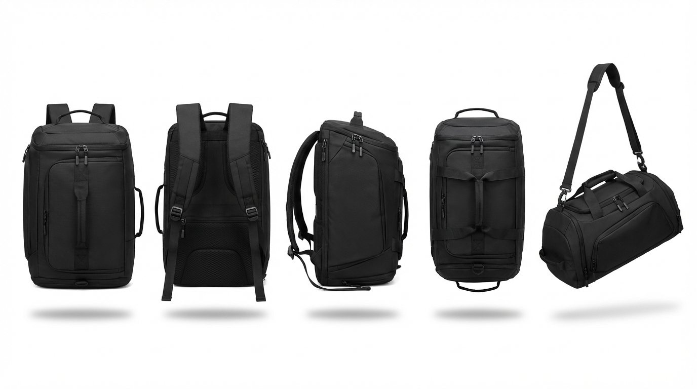 The Wolf All-Weather Travel & Gym Bag – Black